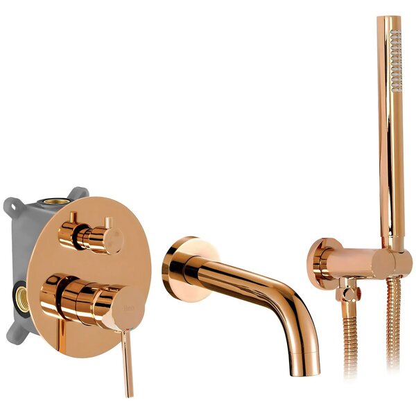 Baterie pentru cada Incastrata Rea Lungo Copper + BOX