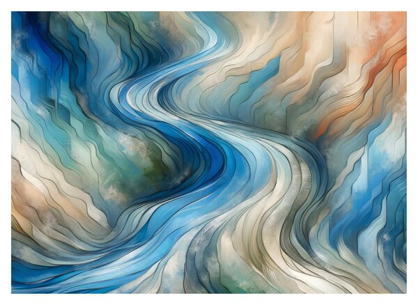 Tablou - Curent abstract (70x50 cm)