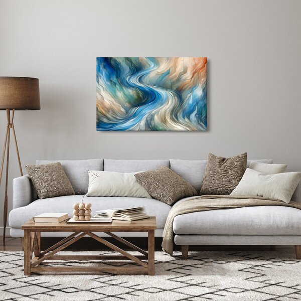 Tablou - Curent abstract (90x60 cm)