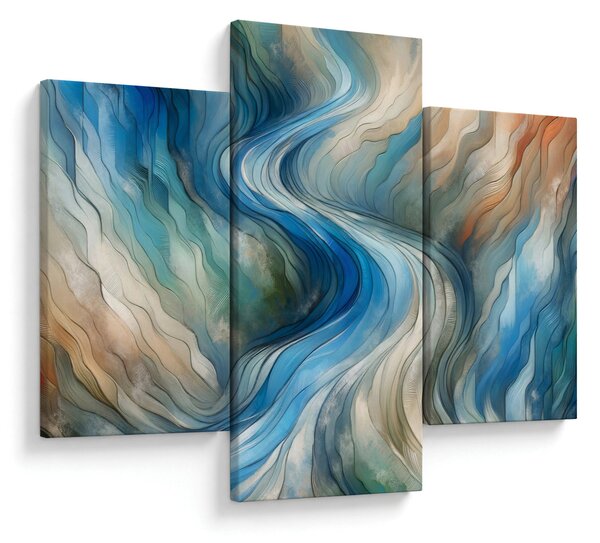 Tablou - Curent abstract (90x60 cm)