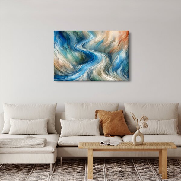 Tablou - Curent abstract (90x60 cm)