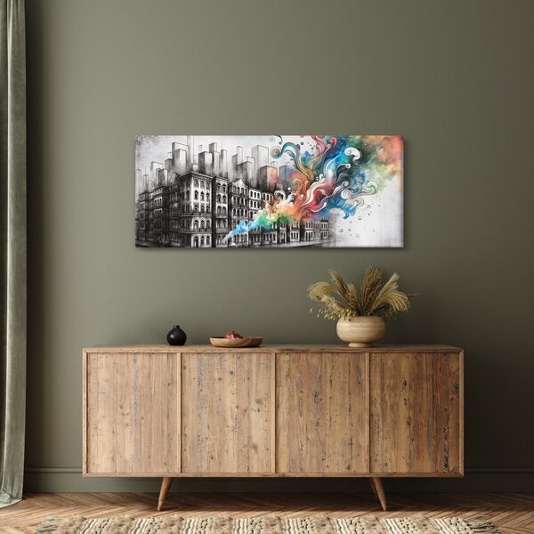 Tablou - Viața industrială (120x50 cm)
