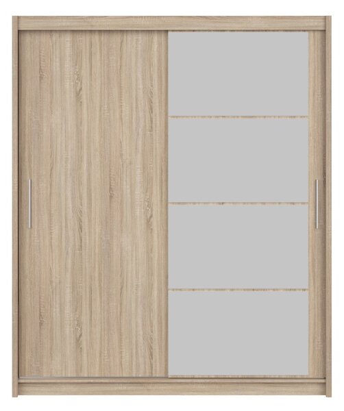 Dulap MARIO 180, stejar sonoma, PAL, cu 2 usi, 180x61x216 cm