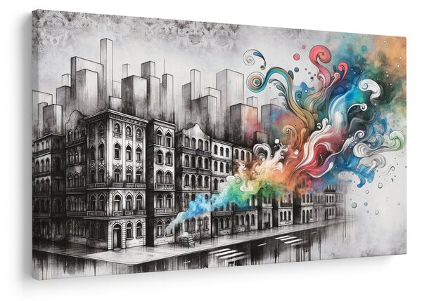 Tablou - Viața industrială (90x60 cm)