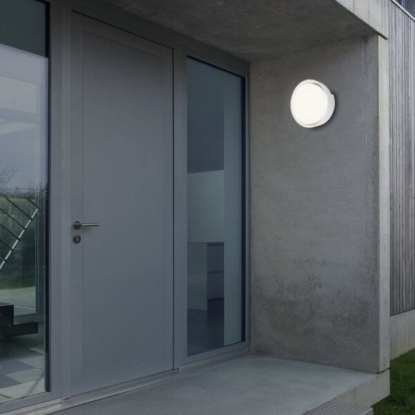Aplică LED de exterior GENUA LED/18W/230V IP44 alb Briloner 3019-016