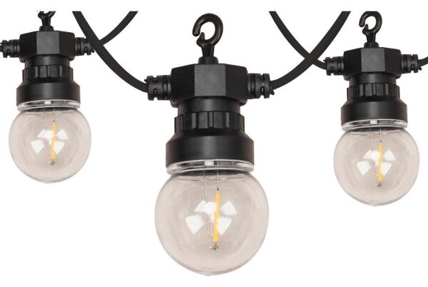 Retlux- Ghirlandă decorativă LED pentru exterior GIRLANDA G45 10xE27/230V 8m IP44 alb cald