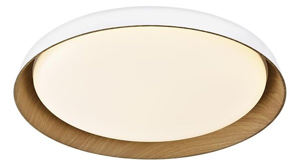Plafonieră LED dimabilă Top Light SATELLITE LED/48W/230V 3000-6500K alb/maro + telecomandă