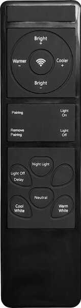 Plafonieră LED dimabilă Top Light SATELLITE LED/36W/230V 3000-6500K negru/maro + telecomandă