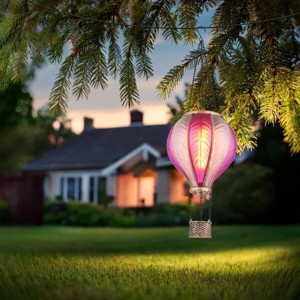 Corp de iluminat LED solar Globo 36136P 20xLED/0,5W/3V IP44 parașută