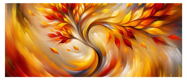 Tablou - Copac de toamnă (120x50 cm)