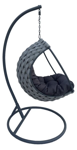 Balansoar de Gradina Model Makito, Gri, 100x105x195 cm