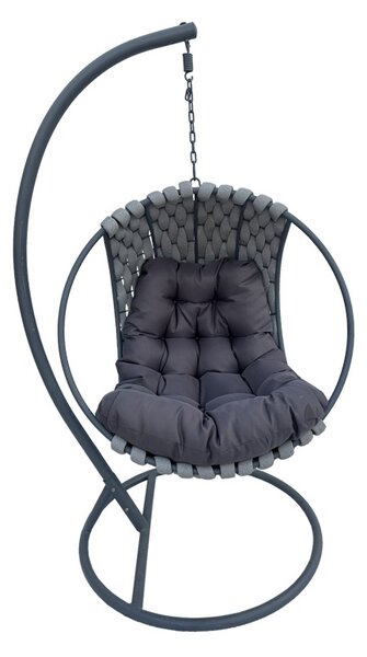 Balansoar de Gradina Model Makito, Gri, 100x105x195 cm