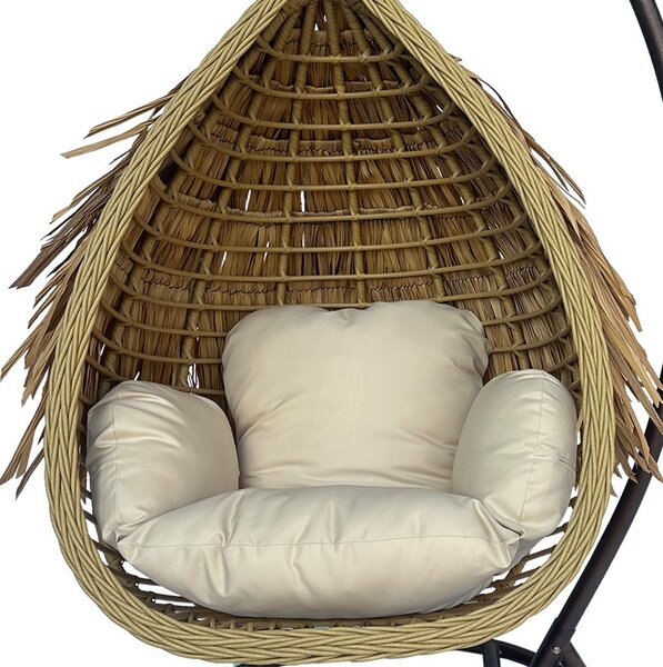 Balansoar de Gradina Model Varur, Natural/Maro , 120x105x195 cm