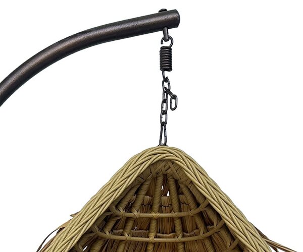 Balansoar de Gradina Model Varur, Natural/Maro , 120x105x195 cm