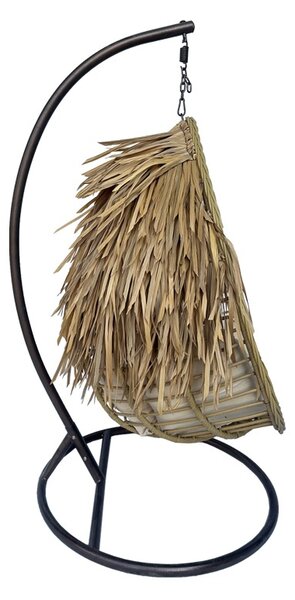 Balansoar de Gradina Model Varur, Natural/Maro , 120x105x195 cm