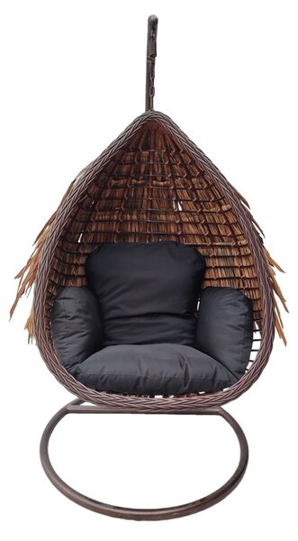 Balansoar de Gradina Model Varur, Maro/Negru, 120x105x195 cm