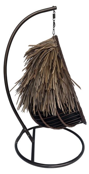 Balansoar de Gradina Model Varur, Maro/Negru, 120x105x195 cm