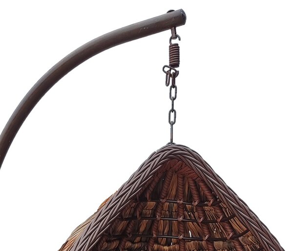 Balansoar de Gradina Model Varur, Maro/Negru, 120x105x195 cm