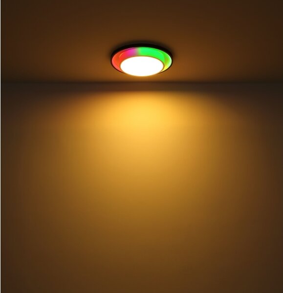 Plafonieră LED RGBW dimabilă MORGAN LED/21W/230V Globo 41390-21 + telecomandă
