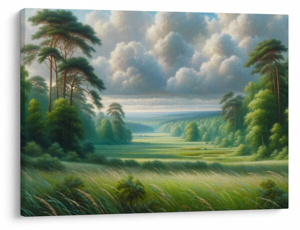 Tablou - Peisaj verde (70x50 cm)