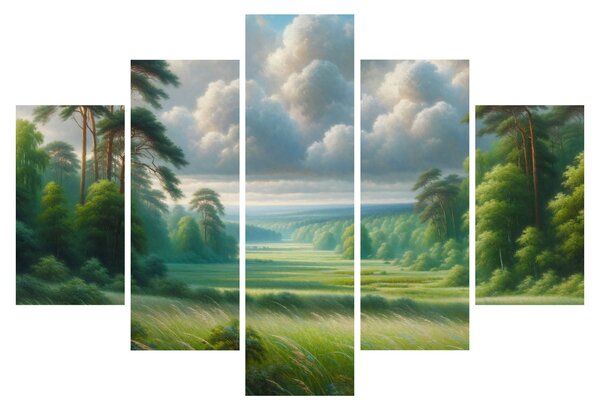 Tablou - Peisaj verde (150x105 cm)