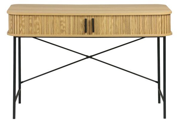Birou Scandi, Pako World, MDF/Metal, Natural, 120x60x76 cm