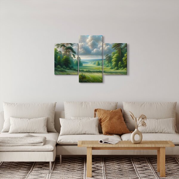 Tablou - Peisaj verde (90x60 cm)