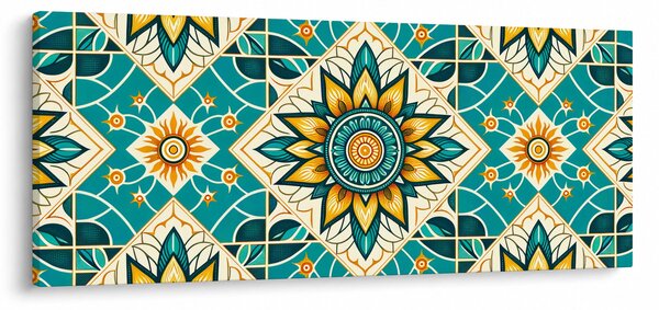 Tablou - Model turcoaz (120x50 cm)