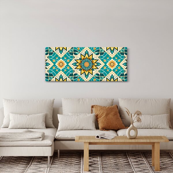 Tablou - Model turcoaz (120x50 cm)