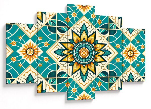 Tablou - Model turcoaz (150x105 cm)