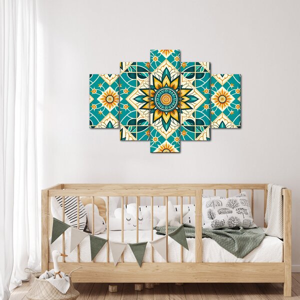 Tablou - Model turcoaz (150x105 cm)