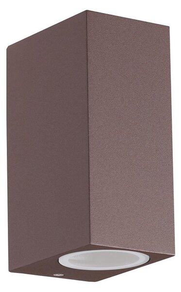 Ideal Lux - Aplică de exterior UP 2xG9/15W/230V IP44 maro