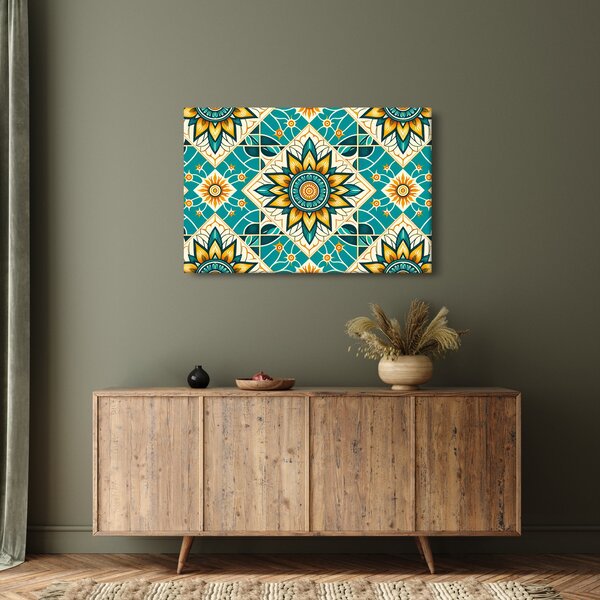 Tablou - Model turcoaz (90x60 cm)