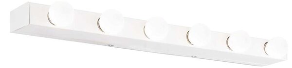 Ideal Lux - Aplică de perete PRIVE 6xE14/40W/230V albă
