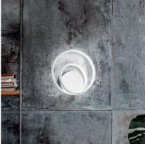 Ideal Lux - Aplică de perete OZ LED dimmabilă, 28W/230V, CRI 90, albă