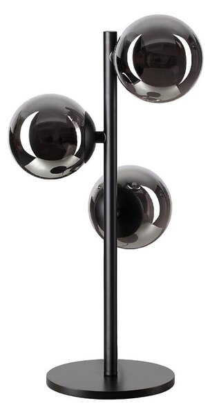 Ideal Lux - Lampă LED de birou PERLAGE 3xG9/3W/230V negru/fumuriu