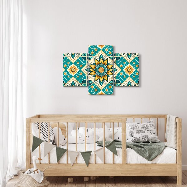 Tablou - Model turcoaz (90x60 cm)