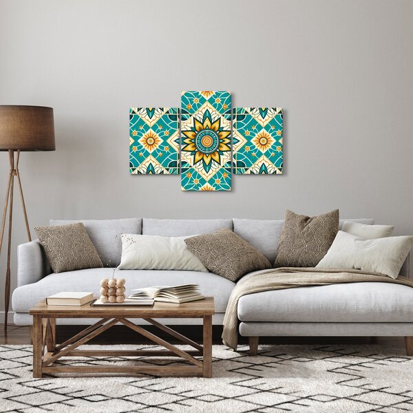 Tablou - Model turcoaz (90x60 cm)