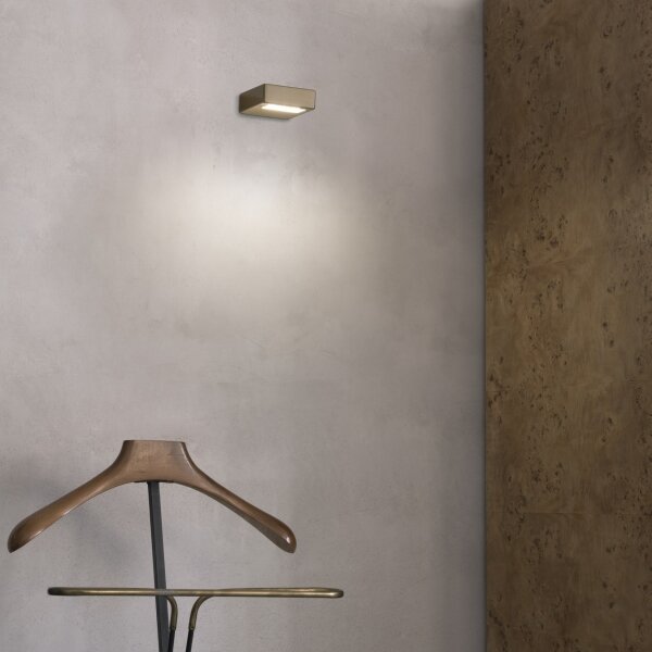 Ideal Lux - Aplica de perete LED TAB LED/24W/230V CRI 90 alamă