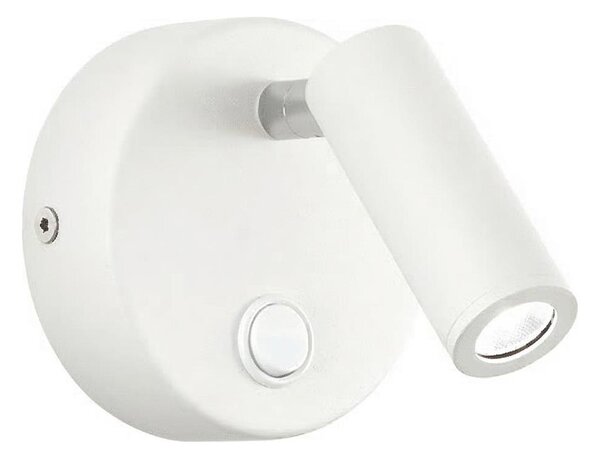 Ideal Lux - Aplică de perete tip spot LED PAGE LED/3W/230V CRI 90 alb