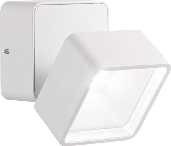 Ideal Lux OMEGA - Aplica LED de exterior 7W, 230V, CRI 90, IP54, alb