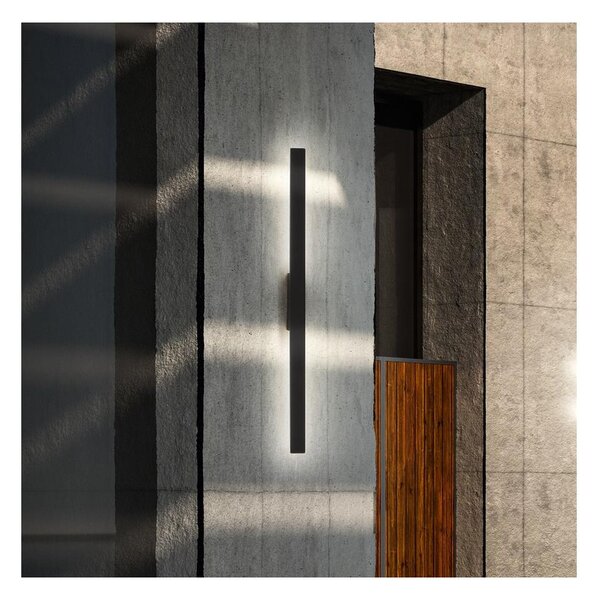 Ideal Lux - Aplică LED de exterior LINEA 20W/230V, CRI 90, 104 cm, IP54, neagră