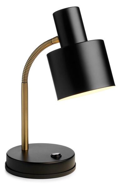 Halo Design 746927 - Lampă de masă VOGUE 1xE27/40W/230V negru/alamă