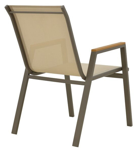 Fotoliu de grădină Model Azelie, Gri, 56x75x88 cm