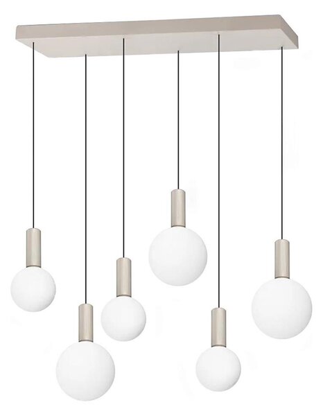 Ideal Lux - Candelabru LED suspendat pe cablu ODEON LED/39W/230V CRI 90 bej/alb