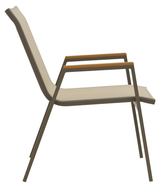 Fotoliu de grădină Model Azelie, Gri, 56x75x88 cm