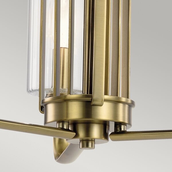 Quintiesse QN-KIMROSE3-BNB - Lustră pe tijă KIMROSE 3xE14/40W/230V aurie