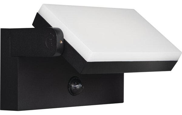 Kanlux 45819 - XERTO Lampă LED de perete pentru exterior cu senzor, 20 W, 230 V, IP44, neagră