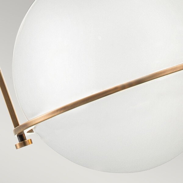 Quintiesse QN-SOMERSET-P-O-HB - Lustră SOMERSET pe tijă, 1xE27/60W/230V, finisaj bronz