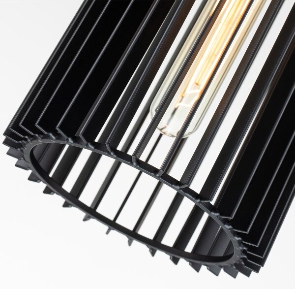 Quintiesse QN-LINARA-P-BK - Lustră pe tijă LINARA 1xE27/60W/230V negru/auriu